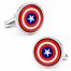 Captain America Shield Cufflinks